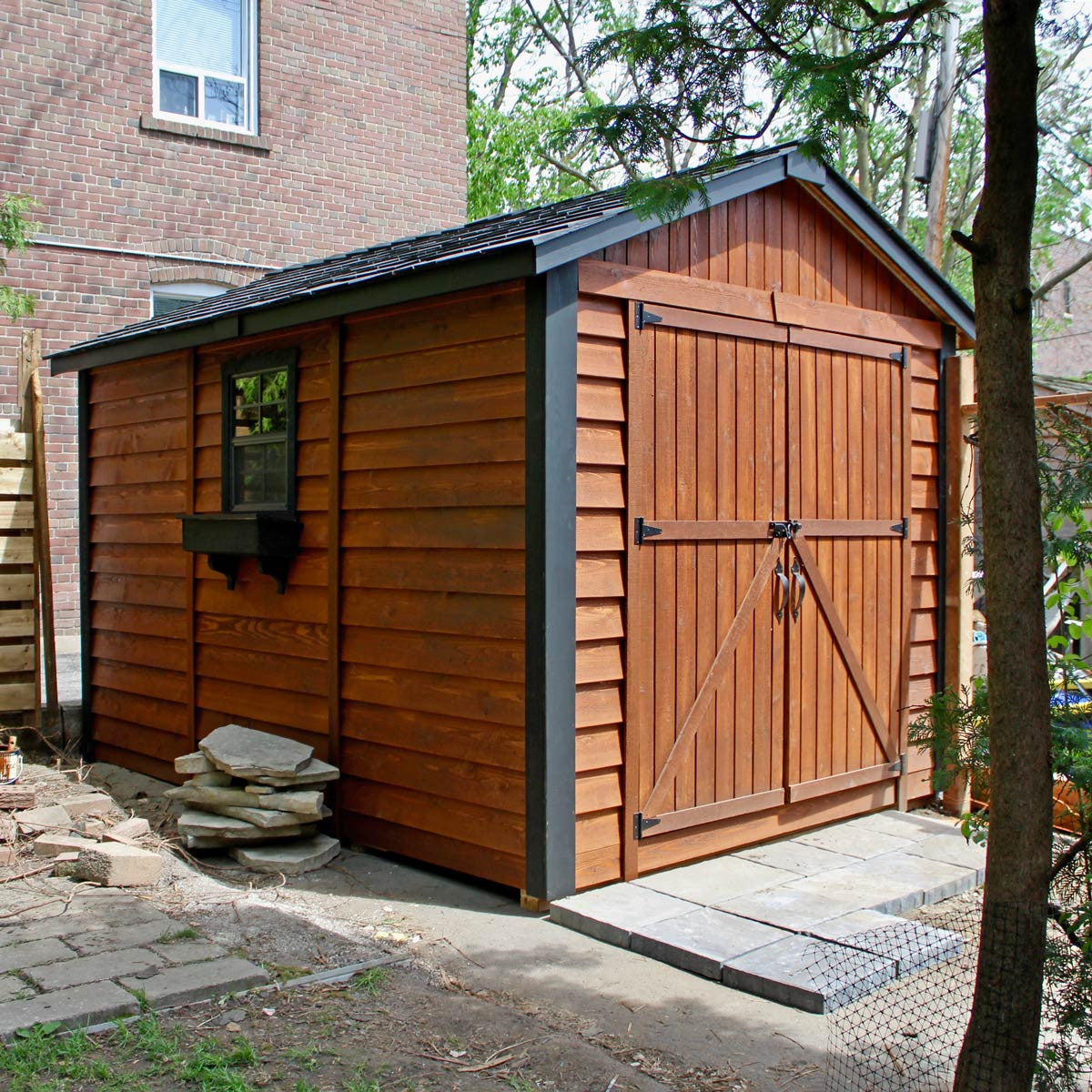 8' x 12' Space Master Cedar Storage Shed