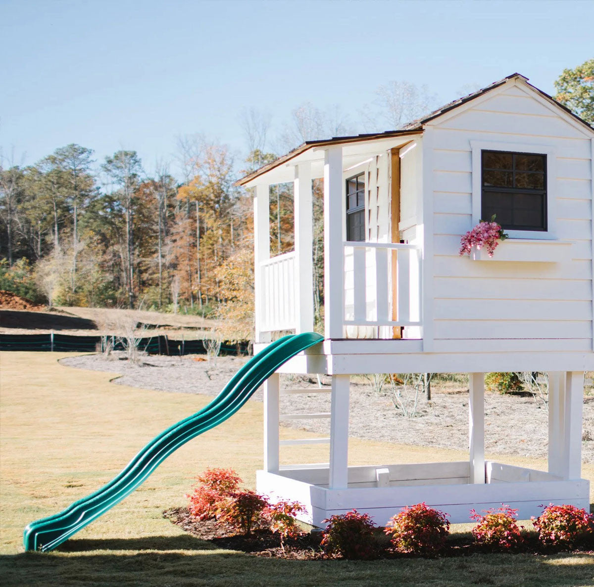 6' x 6' Little Cedar Playhouse & Sandbox