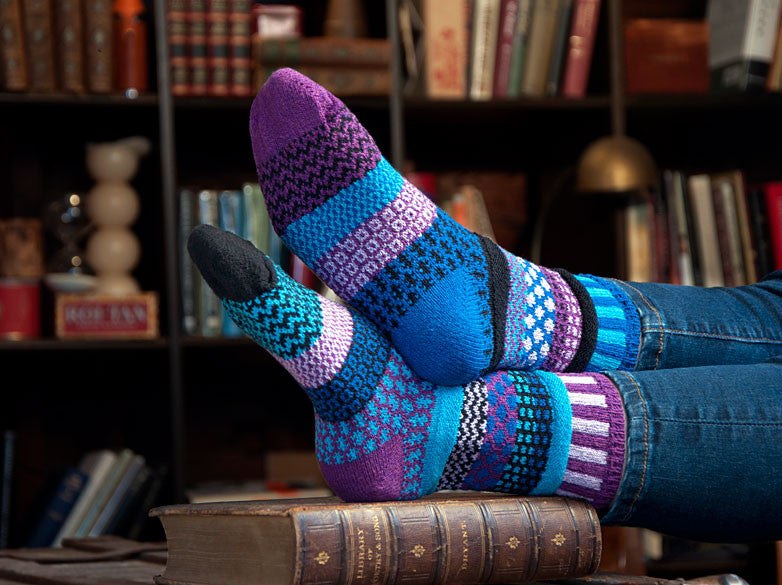 Raspberry Recycled Cotton Socks