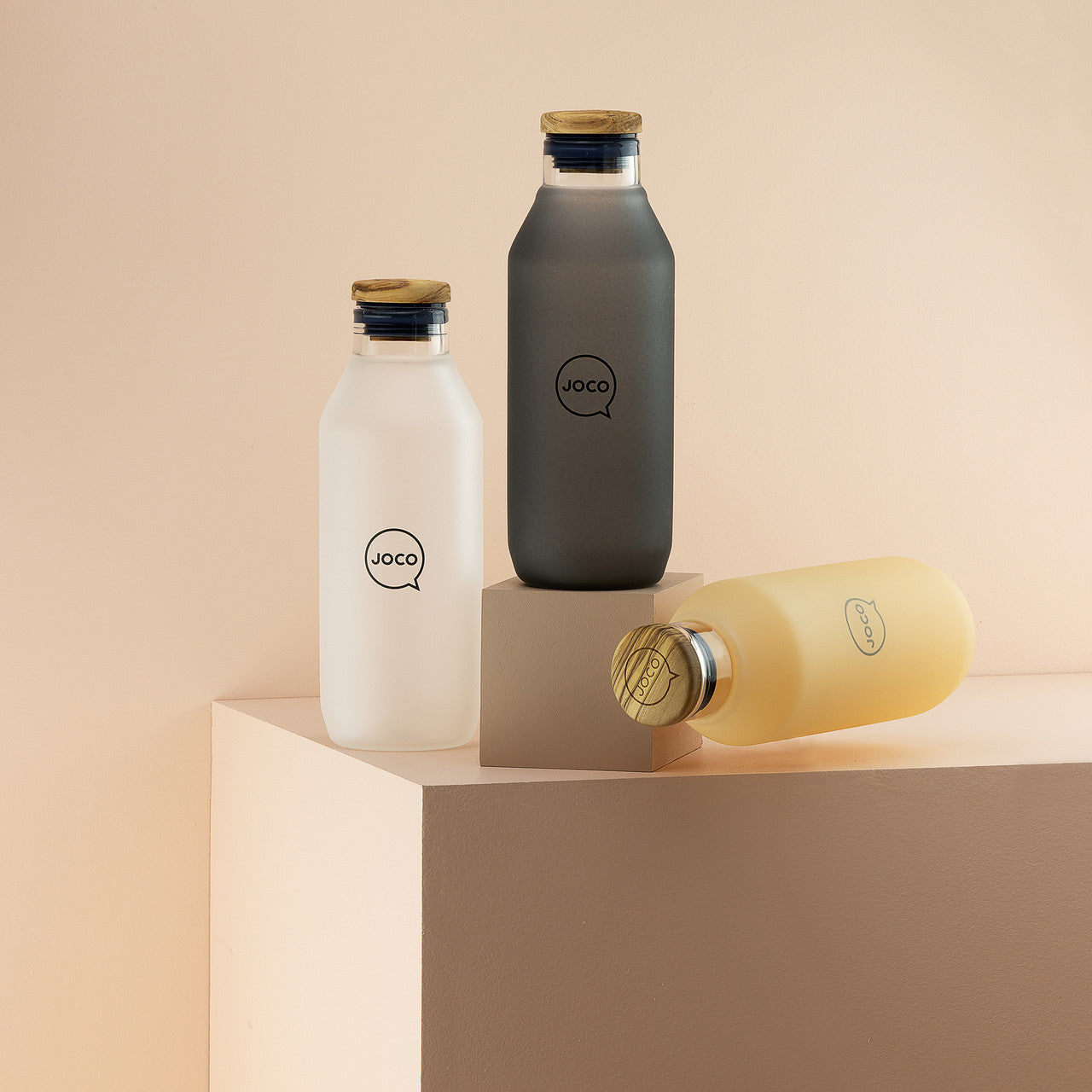 Velvet Grip Glass Flask 20oz