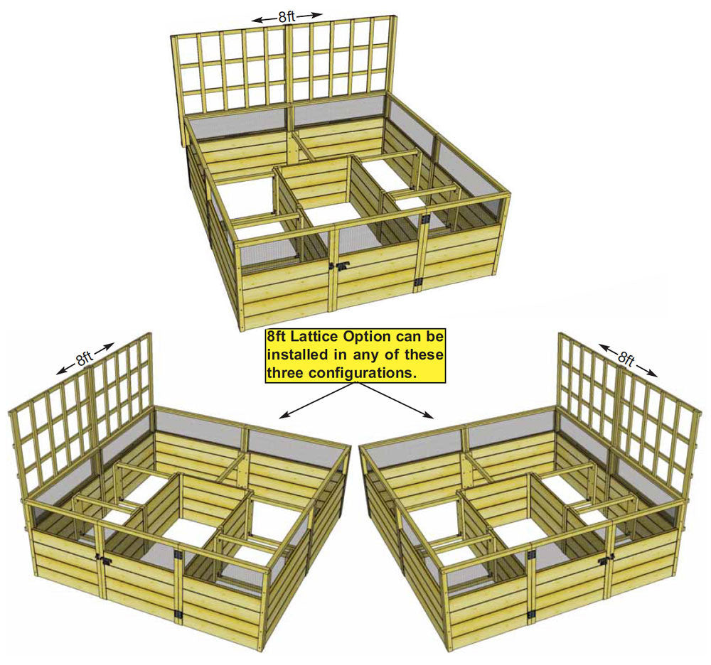 8' Lattice Panel (Optional)