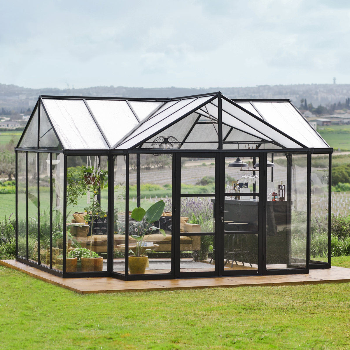 Triomphe Chalet 12' x 15' Greenhouse