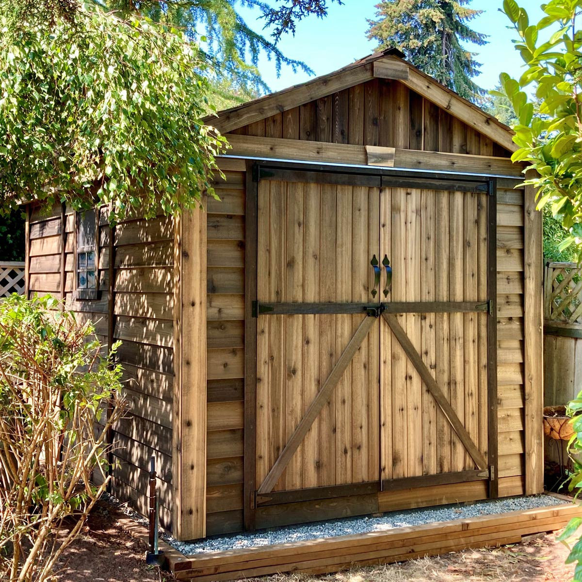 8' x 12' Space Master Cedar Storage Shed